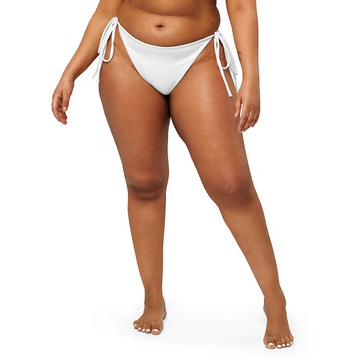 All-Over Print Recycled String Bikini Bottom