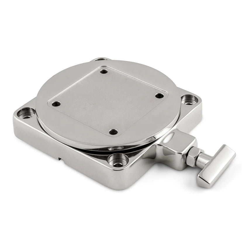 Cannon Low Profile Swivel Base, Stainless Steel