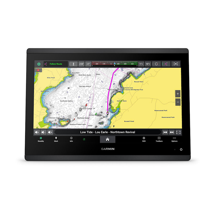 Garmin GPSMAP® 1623xsv SideVü, ClearVü and Traditional CHIRP Sonar with Worldwide Basemap