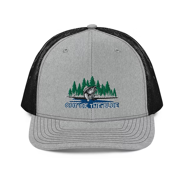 Classic Trucker Cap – Embroidered Mid-Profile Fit