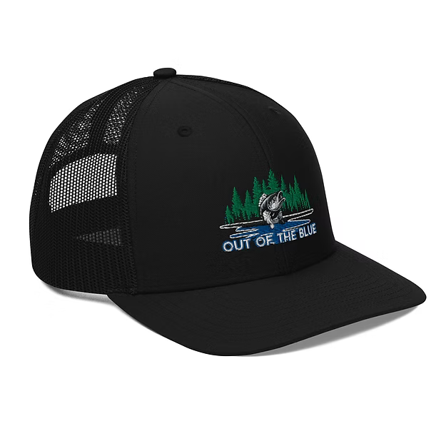 Classic Trucker Cap – Embroidered Mid-Profile Fit