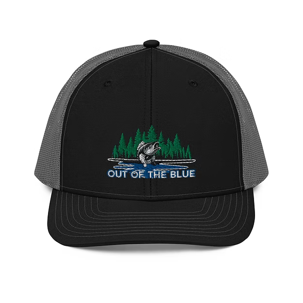Classic Trucker Cap – Embroidered Mid-Profile Fit