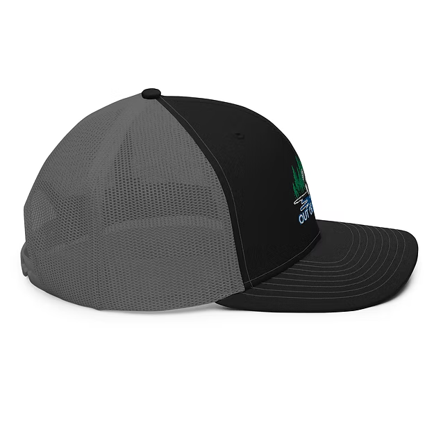 Classic Trucker Cap – Embroidered Mid-Profile Fit