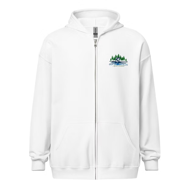 Unisex Heavy Blend Fleece Zip Hoodie