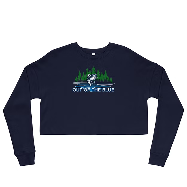 Fleece Crop Sweatshirt – Trendy Comfort with a Raw Edge