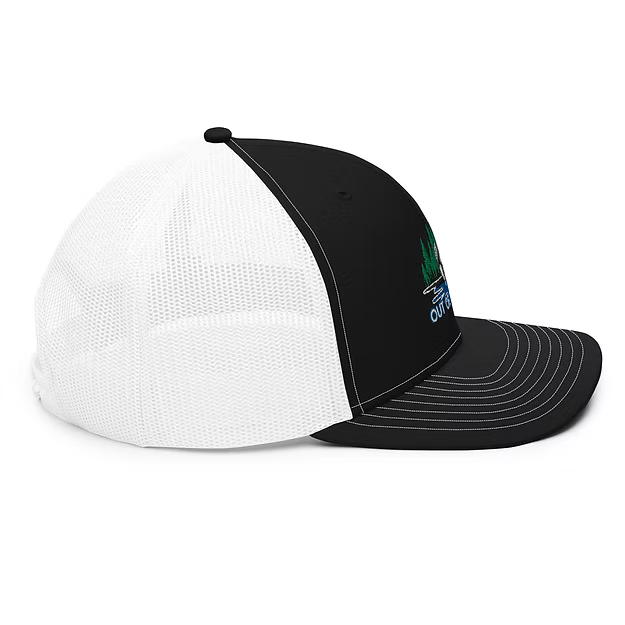 Classic Trucker Cap – Embroidered Mid-Profile Fit