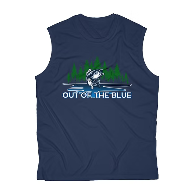 Men’s Sleeveless Performance Tee – Stay Cool, Dry & Ready to Move