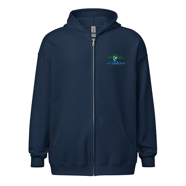 Unisex Heavy Blend Fleece Zip Hoodie