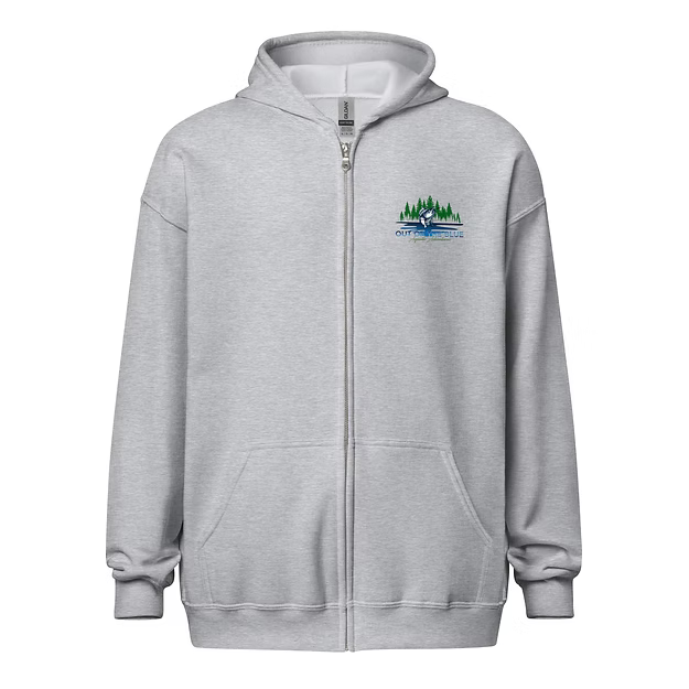 Unisex Heavy Blend Fleece Zip Hoodie