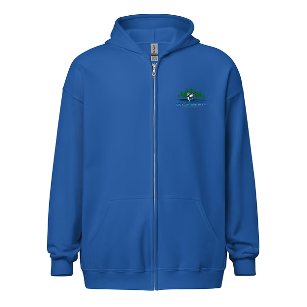 Unisex Heavy Blend Fleece Zip Hoodie
