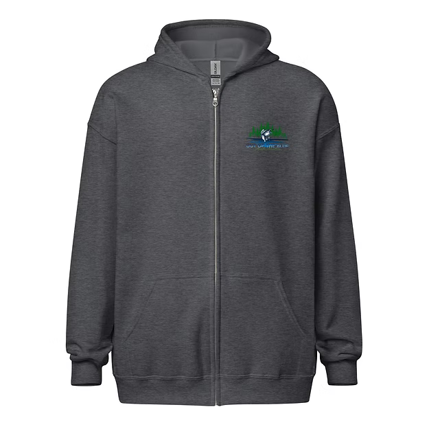 Unisex Heavy Blend Fleece Zip Hoodie