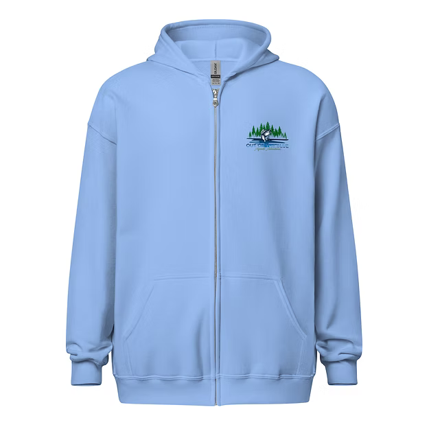 Unisex Heavy Blend Fleece Zip Hoodie