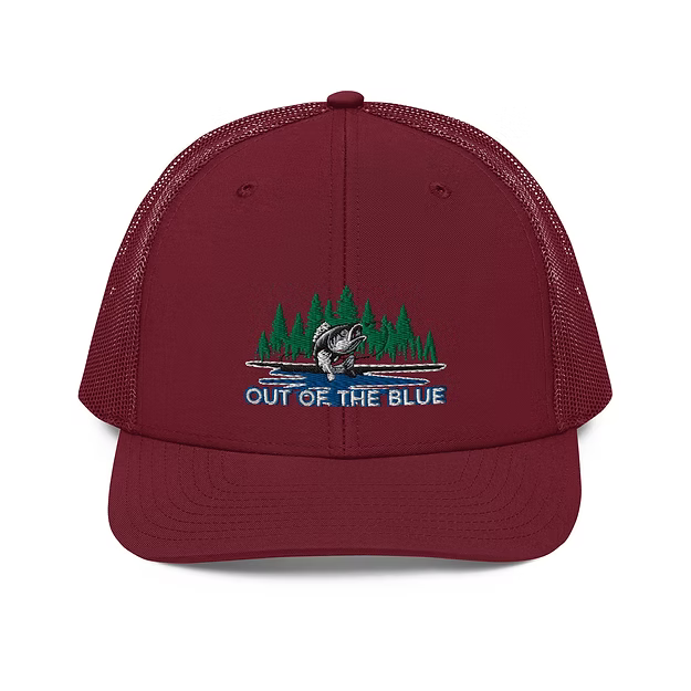 Classic Trucker Cap – Embroidered Mid-Profile Fit