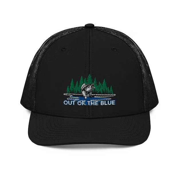 Classic Trucker Cap – Embroidered Mid-Profile Fit