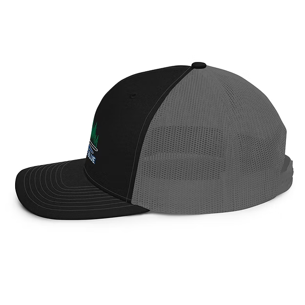 Classic Trucker Cap – Embroidered Mid-Profile Fit
