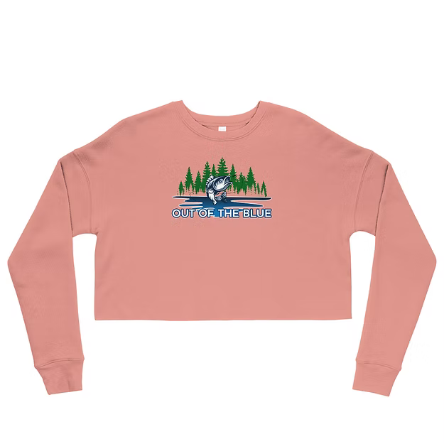 Fleece Crop Sweatshirt – Trendy Comfort with a Raw Edge
