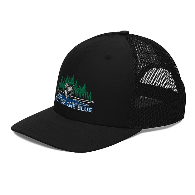 Classic Trucker Cap – Embroidered Mid-Profile Fit